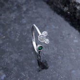 Mickey Shaped Stunning Silver Ring